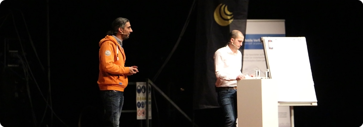 Daniel Dirks und Christian König auf dem IMK